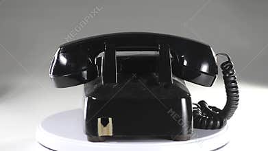 Old style telephone.