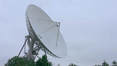 Long shot of the satellite array