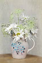 Queen Anne Lace and daisy bouquet