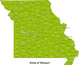 Map of Missouri