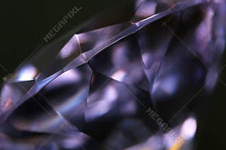 Imperfect purple diamond