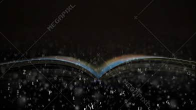 Read an interesting book. Book and letters