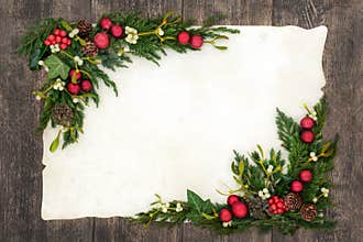 Christmas Background Border