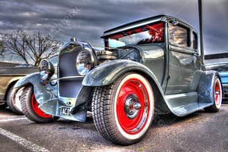 Vintage 1920s American Ford hot rod