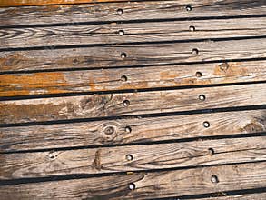 Old wooden planks gritty wood texture background