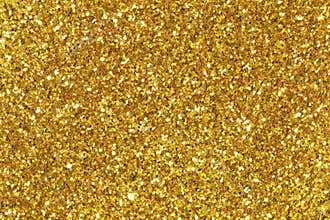 Background filled with shiny gold glitter.