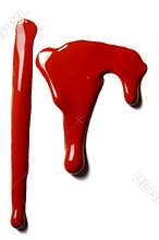 Liquid paint drop