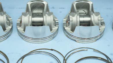 Pistons and piston rings