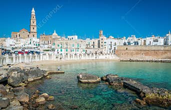 Scenic sight in Monopoli, Bari Province, southern Italy.
