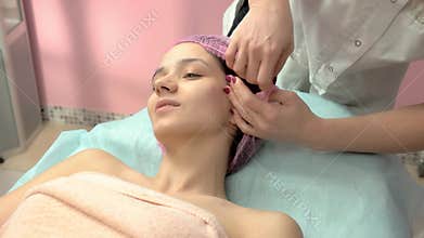 Young female in the hospital.