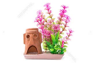 Artifical plastic water plants for aquarium decoration
