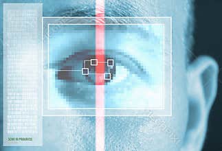 Iris eye scan