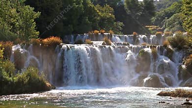 Waterfall on Krka river