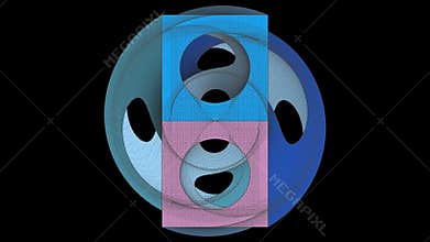 Wire Frame Abstract Blend Photo Camera Shape Evolving Loop