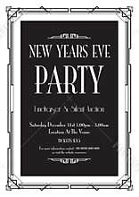 New years eve party background