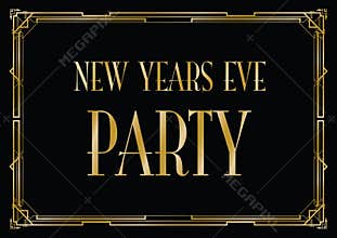New years eve party background