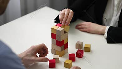 Business cooperation and partnership concept