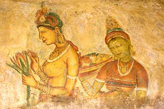 Sigiriya Frescos, Sri Lanka