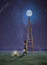 Keeper of the stars and moon