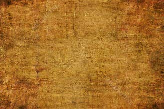 Grunge Dark Yellow Brown Cracked Rusty Distorted Decay Old Abstract Canvas Painting Texture Pattern Autumn Background Wallpaper
