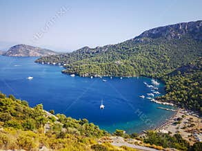 Sarsala bay,View, Gocek, Turkey