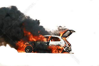 Car explosion
