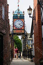 The Eastgate clock in Chester