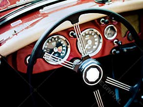 Classic car interior