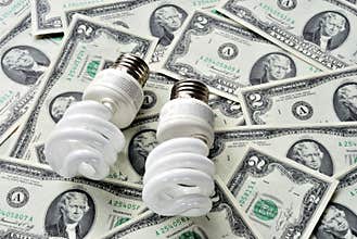 Save money by using energy savings light bulbs