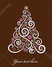 Artistic Christmas tree