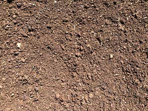 Soil Ground Texture Background Brown Color