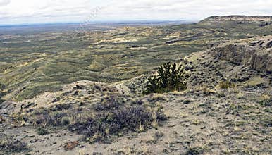 The prairie of Wyoming.