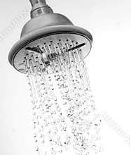 Water flowing in the shower