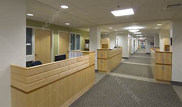 Hospital reception area