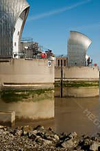 Thames Barrier water defense