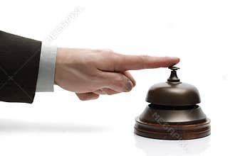 Hotel reception service bell