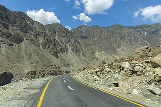 Karakoram Highway, Chillas, Diamer, Gilgit Baltistan, Northern Pakista
