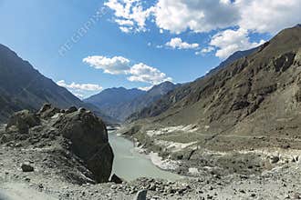 Karakoram Highway, Chillas, Diamer, Gilgit Baltistan, Northern Pakista