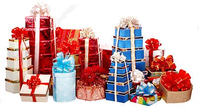 Group of colour gift box.