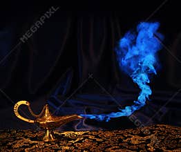 Aladdin genie lamp - no genie