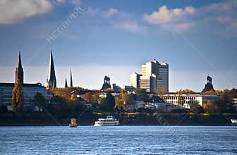 Skyline of Bonn, Germany