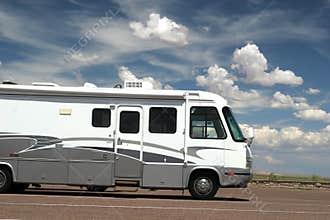 RV on the highway