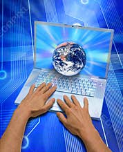 World Computer Internet Technology Blogger