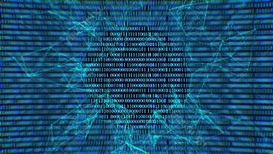 Binary code screen data code