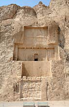The tomb of Darius I, Naqsh-e Rustam, Iran