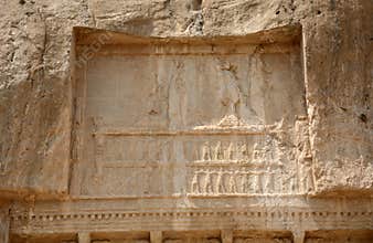 The tomb of Darius I, Naqsh-e Rustam, Iran