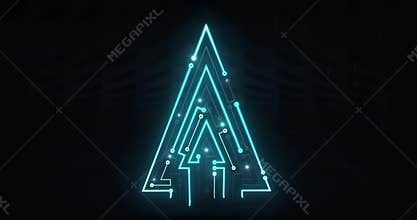 Illuminated christmas tree revelation as integrated circuit