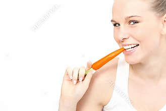 White teeth, healthy eating