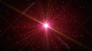 Beautiful abstract shining starburst hyperspace background