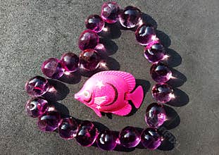 Fish on heart